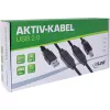 InLine USB 2.0 Aktivkabel, USB-A Stecker auf USB-B Stecker, 15 m, 15 m, USB A, USB B, USB 2.0, 0,48 Gbit/s, Schwarz