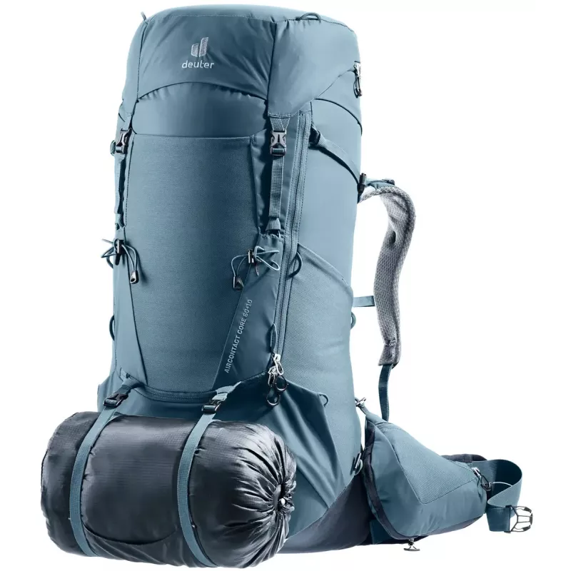 Rucksack DEUTER Aircontact Core 60+10, Innenrahmen, 60 L (+10 L), 2,31 kg, Blau