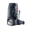 Rucksack DEUTER Aircontact Pro 75+10 — 75+10 l Fassungsvermögen, schwarz, langlebig wasserabweisend