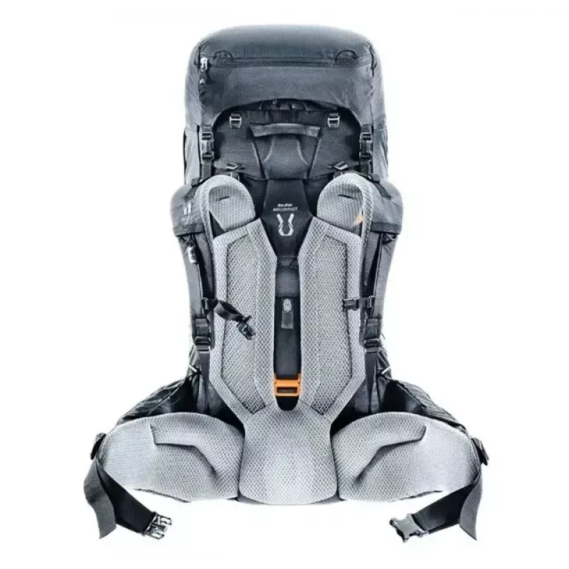 Rucksack DEUTER Aircontact Pro 75+10 — 75+10 l Fassungsvermögen, schwarz, langlebig wasserabweisend