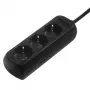 Hama 00108841 Überspannungsschutz Schwarz 3 AC-Steckdose(n) 230 V 3 m