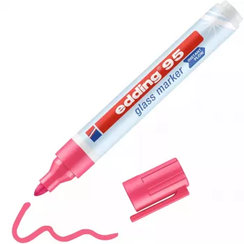 Glasmarker Edding 95 Rundspitze Pink