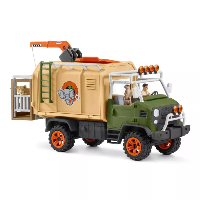 Großer Tierrettungs-LKW Schleich WILD LIFE 42475