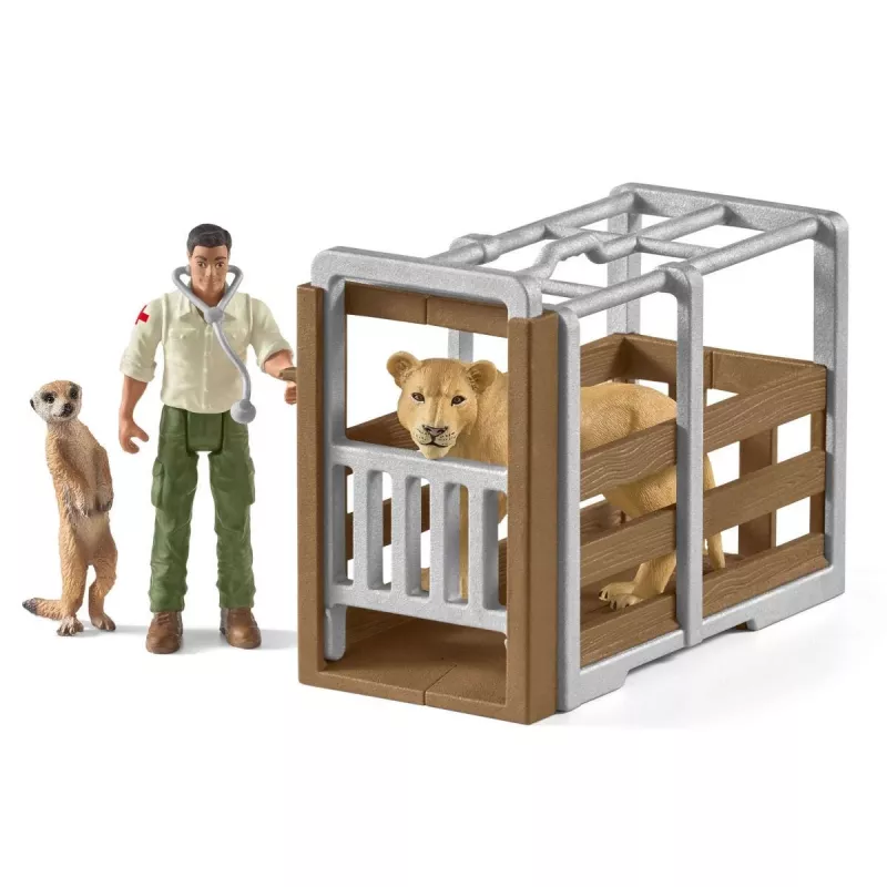 Großer Tierrettungs-LKW Schleich WILD LIFE 42475