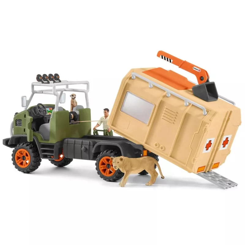 Großer Tierrettungs-LKW Schleich WILD LIFE 42475