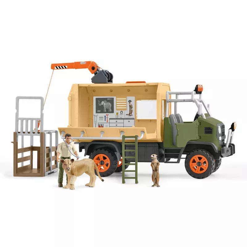 Großer Tierrettungs-LKW Schleich WILD LIFE 42475