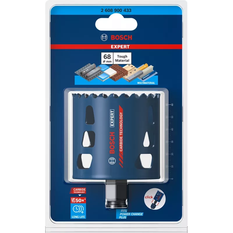 Lochsäge Bosch ToughMaterial 152 mm 2608900444 — zum Bohren in harte Materialien