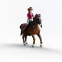 schleich HORSE CLUB Hannah & Cayenne, 5 Jahre, Pferde, Mehrfarbig