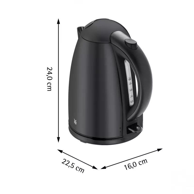 WMF Stelio 0413020072 Wasserkocher 1,7 l 2400 W Schwarz