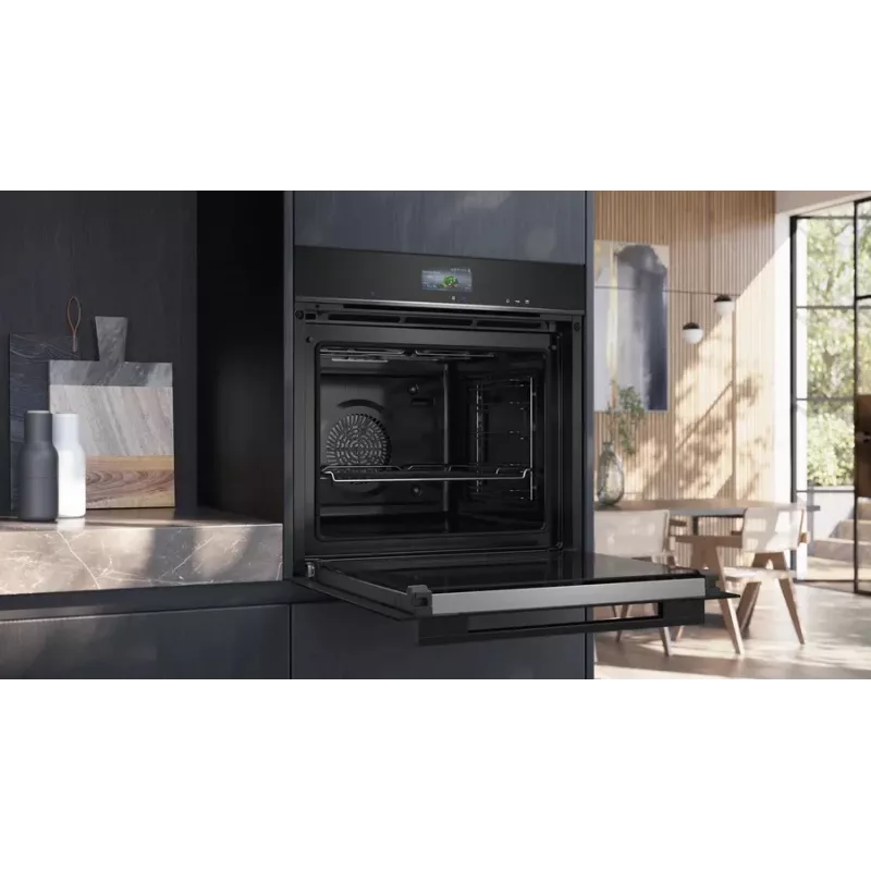 Siemens HR776G1B1 Backofen 71 L 3600 W Schwarz, Edelstahl