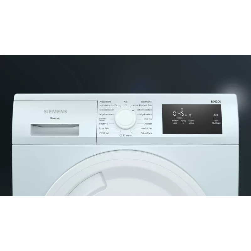 Siemens iQ300 WT43H003 Wäschetrockner Freistehend Frontlader 7 kg Weiß