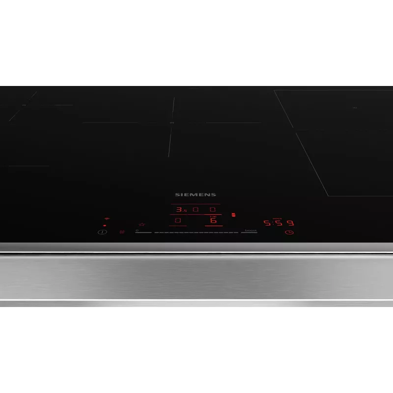 Siemens iQ500 ED845HWB1E Kochfeld Schwarz Einbau 80 cm Induktionskochfeld 5 Kochzone(n)