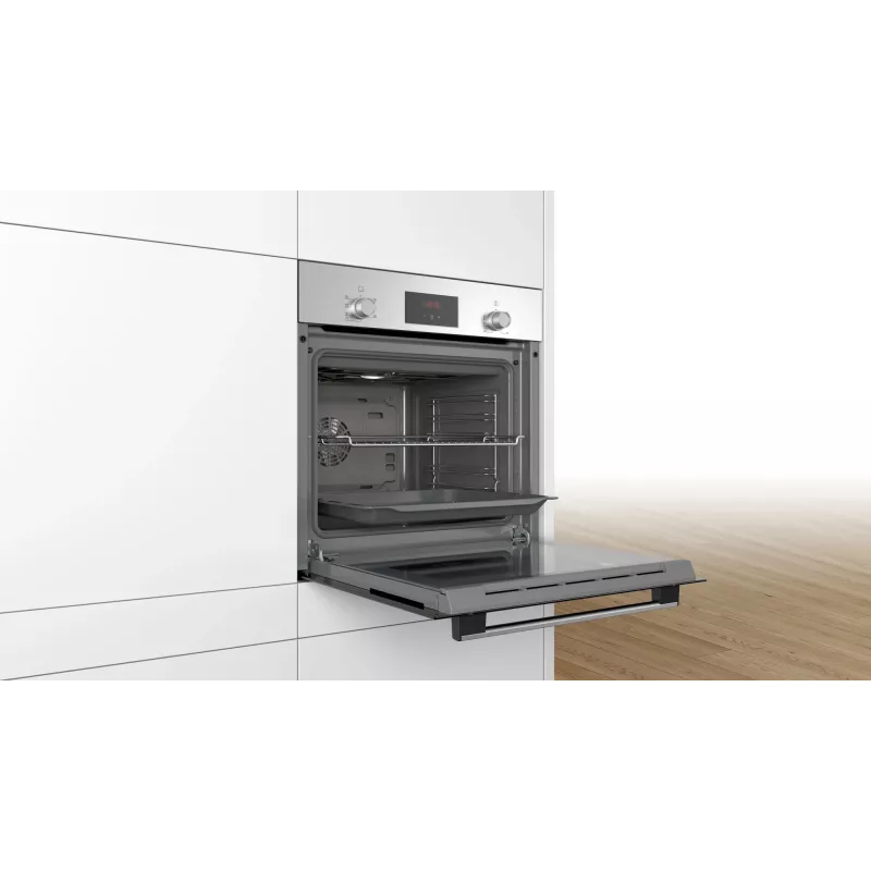 Bosch Serie 2 HBF133BR0 Backofen 66 L Schwarz, Edelstahl