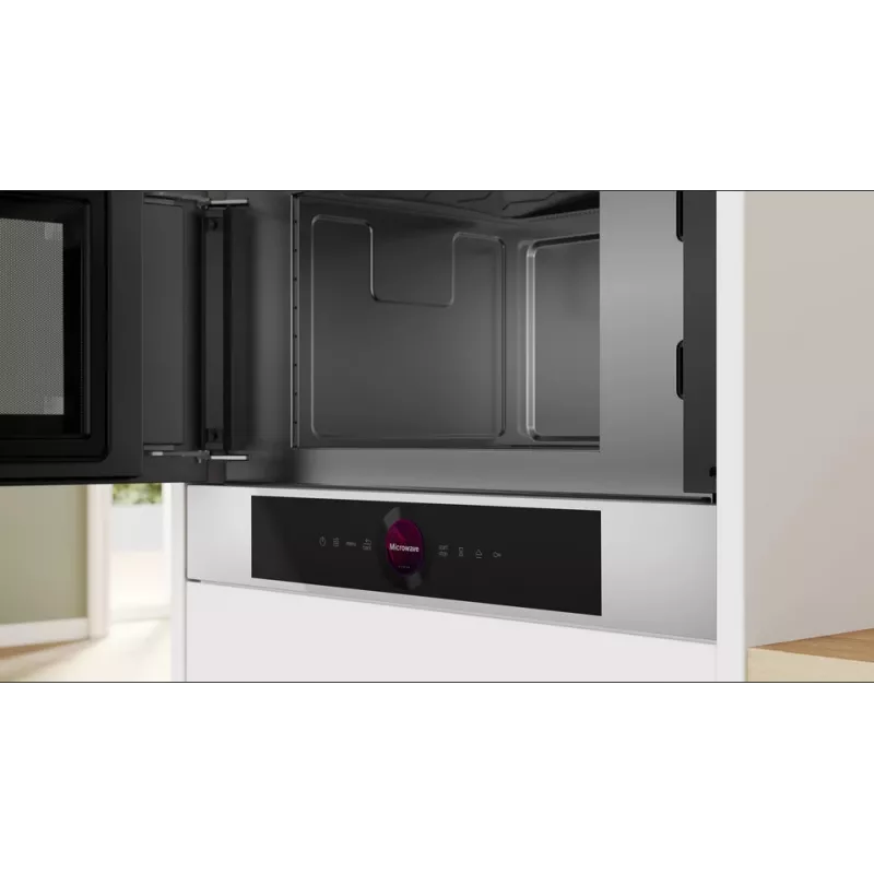 Bosch Serie 8 BFL7221W1 Mikrowelle Weiß Solo-Mikrowelle Einbau 21 L 900 W