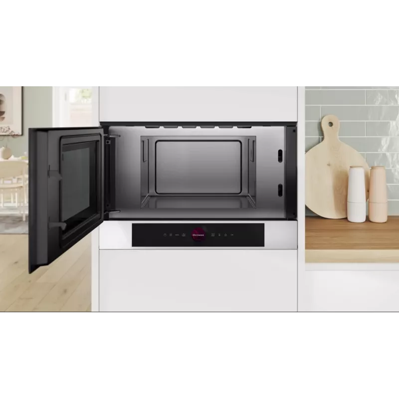 Bosch Serie 8 BFL7221W1 Mikrowelle Weiß Solo-Mikrowelle Einbau 21 L 900 W