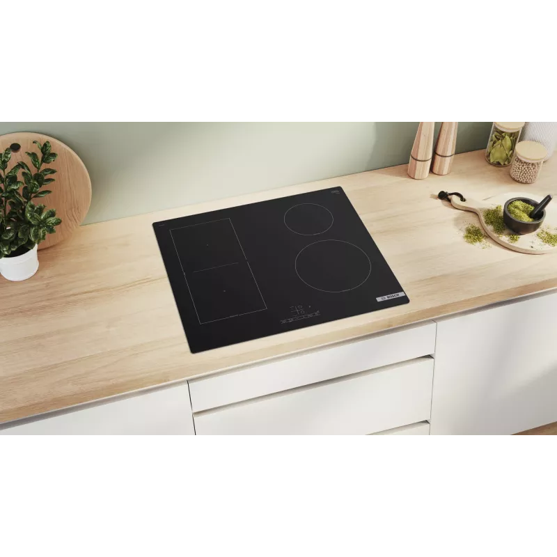 Bosch Serie 4 PVS61RBB5E Kochfeld Schwarz Einbau 60 cm Zonen-Induktionskochfeld 4 Zone(n)