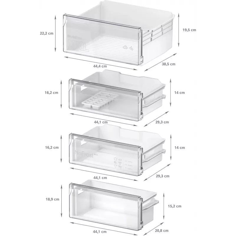 Bosch Serie 2 KIN96NSE0 Kühl-Gefrierkombination Einbau 290 L Weiß