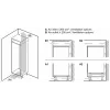 Bosch Serie 2 KIV865SE0 Kühl-Gefrierkombination Einbau 267 L Weiß