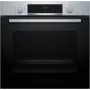 Bosch Serie 4 HBA514BS3 Backofen 71 L 3400 W Schwarz, Edelstahl