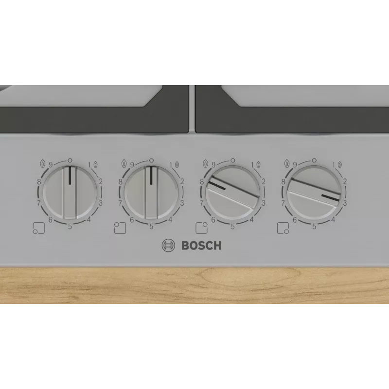 Bosch Serie 6 PCP6A5I90 Kochfeld Edelstahl Einbau 60 cm Gas 4 Zone(n)