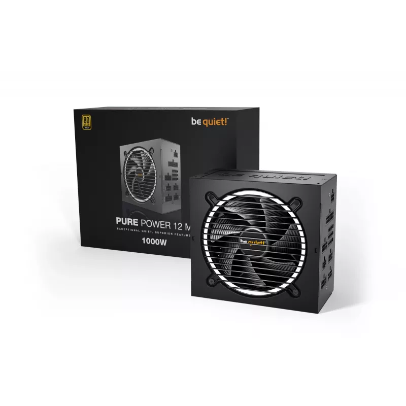be quiet Pure Power 12 M Netzteil 1000 W 20+4 pin ATX ATX Schwarz