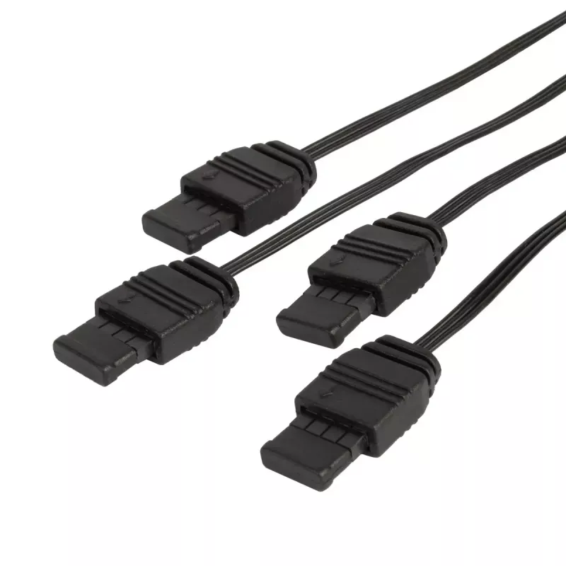 Kabel Silverstone CPL03 0,3 m 4 x 4-Pin-PWM 4-Pin-PWM