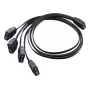 Kabel Silverstone CPL03 0,3 m 4 x 4-Pin-PWM 4-Pin-PWM