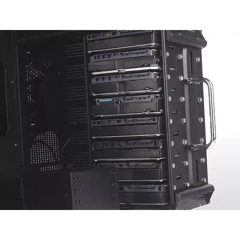 PC-Gehäuse Silverstone TJ04-E Midi Tower Schwarz