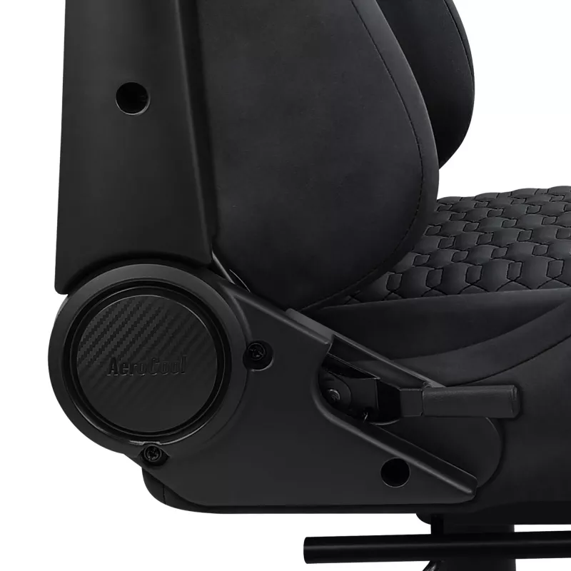 Universal Gaming-Stuhl AEROCOOL ROYALSLATEGR — gepolsterte Sitzfläche, grau, Stahlrahmen, max. Benutzergewicht 150 kg
