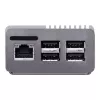 Computergehäuse ASUS Tinker Fanless – Aluminium, Silber, passiv gekühltes Gehäuse