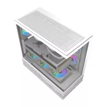 Computergehäuse DarkFlash DS950 (weiß) — Mid-Tower ATX-kompatibles Gehäuse