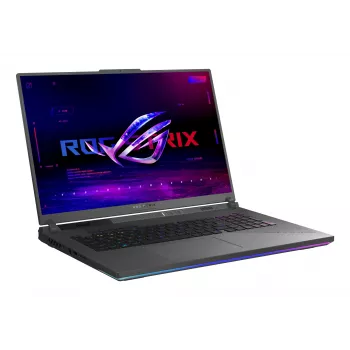 ASUS ROG Strix G18 G814PP-S8014W AMD Ryzen™ 9 8940HX Laptop 45,7 cm (18 Zoll) WUXGA 32 GB DDR5-SDRAM 1 TB SSD NVIDIA GeForce RTX 5070 Wi-Fi 6E (802.11ax) Windows 11 Home Deutsch Schwarz, Grau