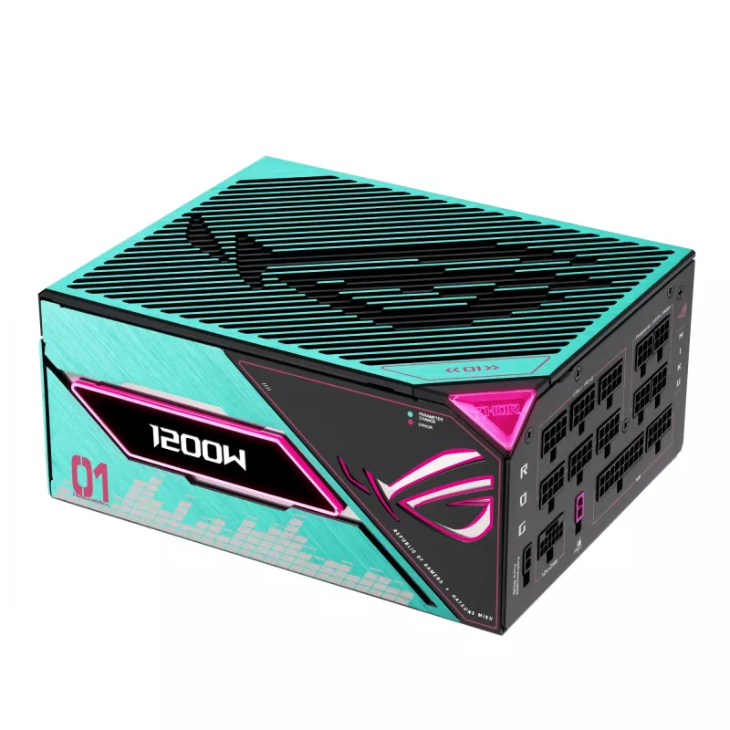 ASUS ROG -THOR-1200P3-MIKU Netzteil 1200 W 20+4 pin ATX ATX Mehrfarbig