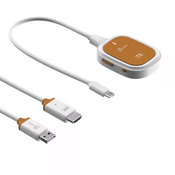 j5create ScreenCast FHD USB-C Wireless Display Extender, Dongle, USB, USB Type-C, Weiß, 1 A, 0 - 40 °C