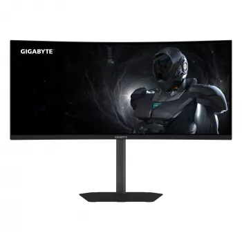 GIGABYTE GS34WQCA 34 Zoll WQHD Curved Gaming-Monitor - 3440 x 1440, 1500R, 120 Hz, 1 ms, 300 cd/m², FreeSync Premium, HDR Ready, HDMI 2.0, DisplayPort 1.4