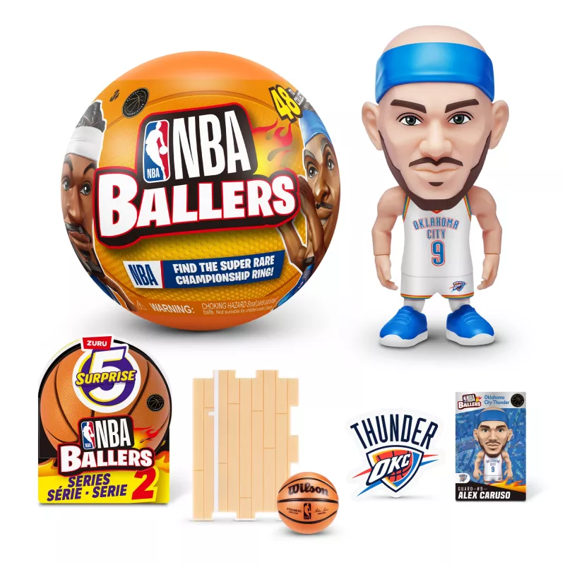 5 Surprise NBA Ballers Serie 2, 3 Jahre, Mehrfarbig