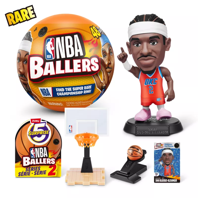 5 Surprise NBA Ballers Serie 2, 3 Jahre, Mehrfarbig