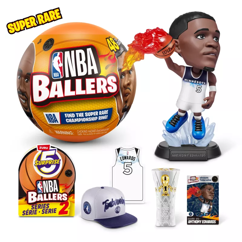 5 Surprise NBA Ballers Serie 2, 3 Jahre, Mehrfarbig
