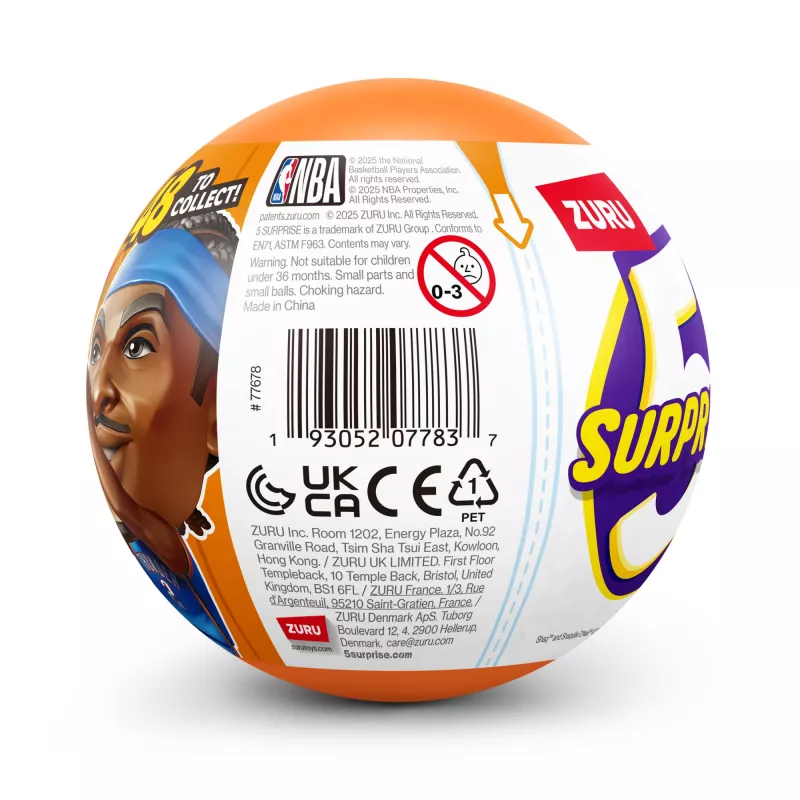 5 Surprise NBA Ballers Serie 2, 3 Jahre, Mehrfarbig