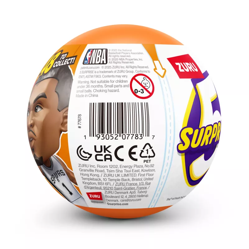 5 Surprise NBA Ballers Serie 2, 3 Jahre, Mehrfarbig