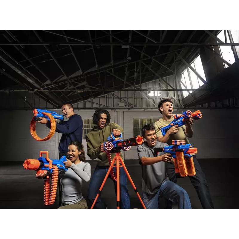 Toy dart blaster Zuru XSHOT Insanity — Smoke N Barrel, includes 72 foam darts