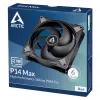 Lüfter ARCTIC P14 Max Computergehäuse-Lüfter 14 cm Schwarz