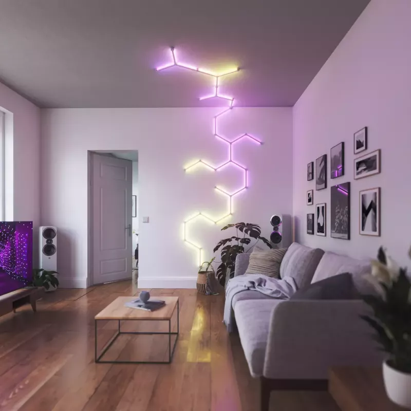Nanoleaf Lines Starter Kit Other Weiß RGB IP20 15 Stück