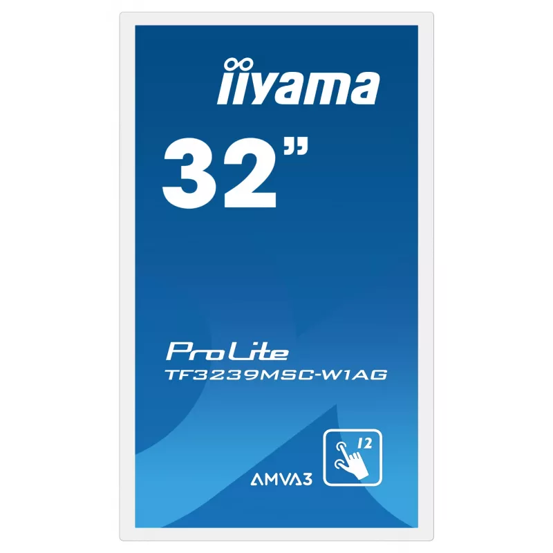 Monitor iiyama ProLite TF3239MSC-W1AG 31,5 Zoll (80 cm) Full HD 1920x1080 LED Touchscreen AMVA3 Weiß