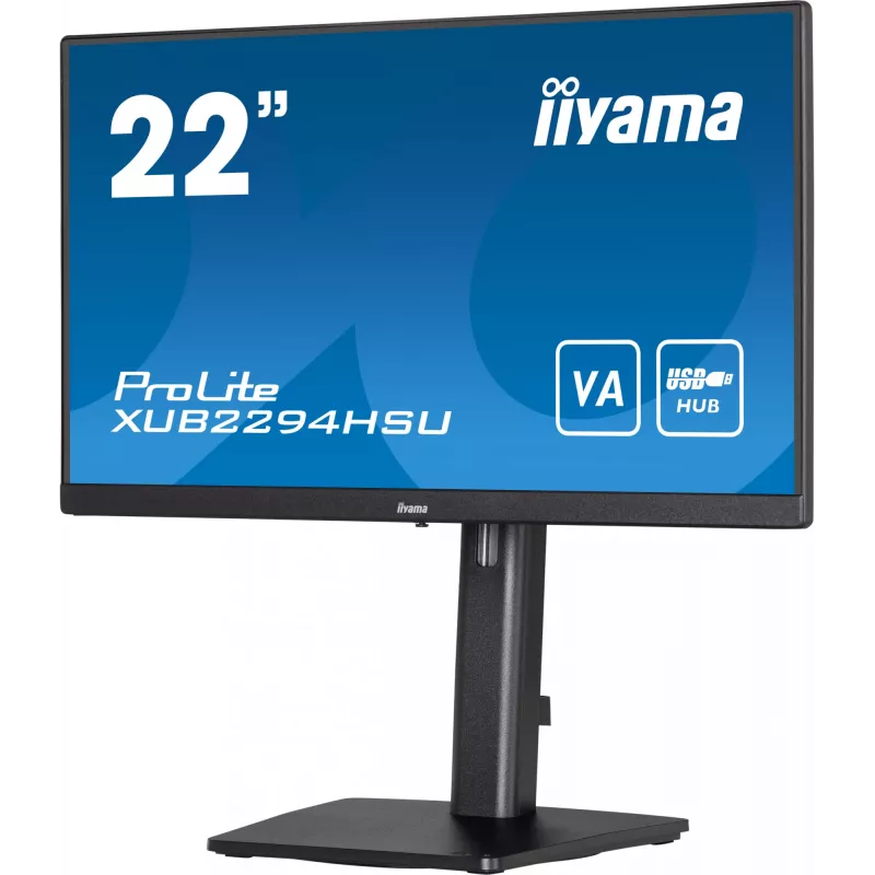 iiyama ProLite XUB2294HSU-B2 Computermonitor 54,6 cm (21,5 Zoll) 1920 x 1080 Pixel Full HD LCD Schwarz