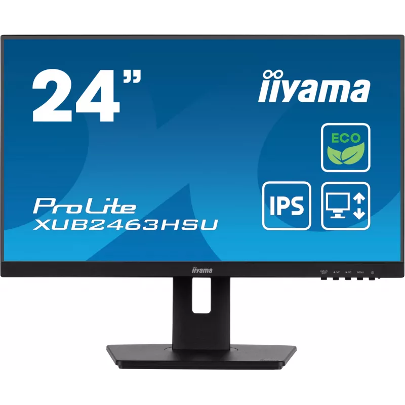 iiyama ProLite XUB2463HSU-B1 Computermonitor 60,5 cm (23,8 Zoll) 1920 x 1080 Pixel Full HD LED Schwarz