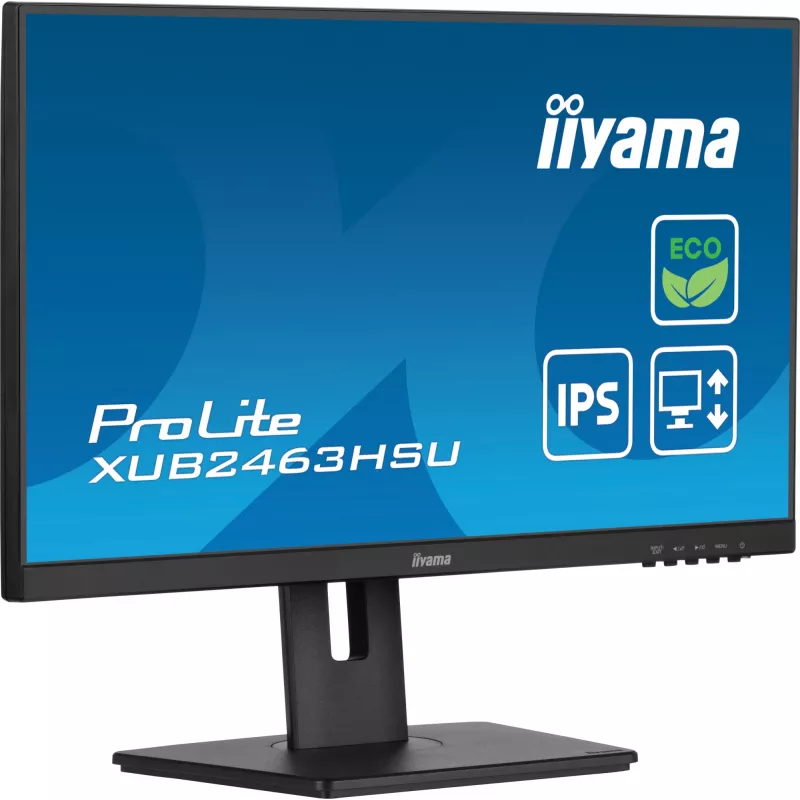 iiyama ProLite XUB2463HSU-B1 Computermonitor 60,5 cm (23,8 Zoll) 1920 x 1080 Pixel Full HD LED Schwarz
