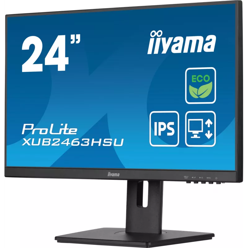 iiyama ProLite XUB2463HSU-B1 Computermonitor 60,5 cm (23,8 Zoll) 1920 x 1080 Pixel Full HD LED Schwarz