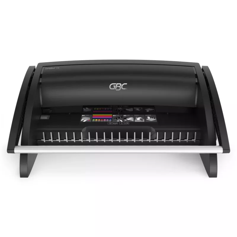 GBC Bindegerät CombBind® C110, Kammbindegerät, Manuell, 195 Blatt, Schwarz