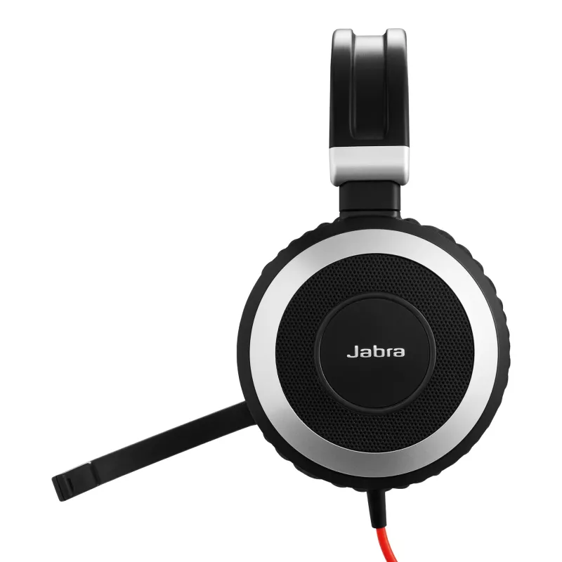 Jabra Evolve 80 MS Stereo, Kabelgebunden, Büro/Callcenter, 646 g, Headset, Schwarz